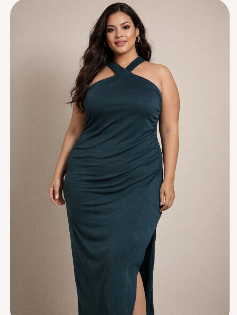 Grace Karin Dark Teal Dress Size 2XL